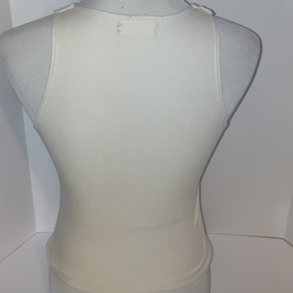 Altar"d state Knit Top Tank Cream Size Medium - Picture 3 of 10